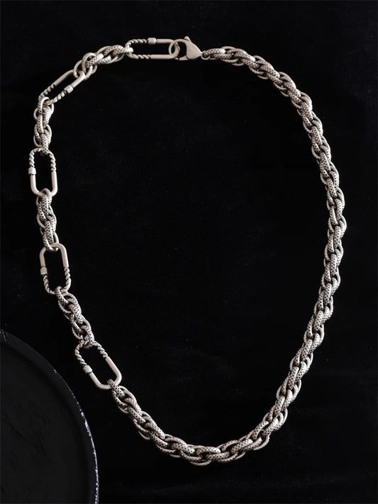 Classic stainless steel chain necklace - product image