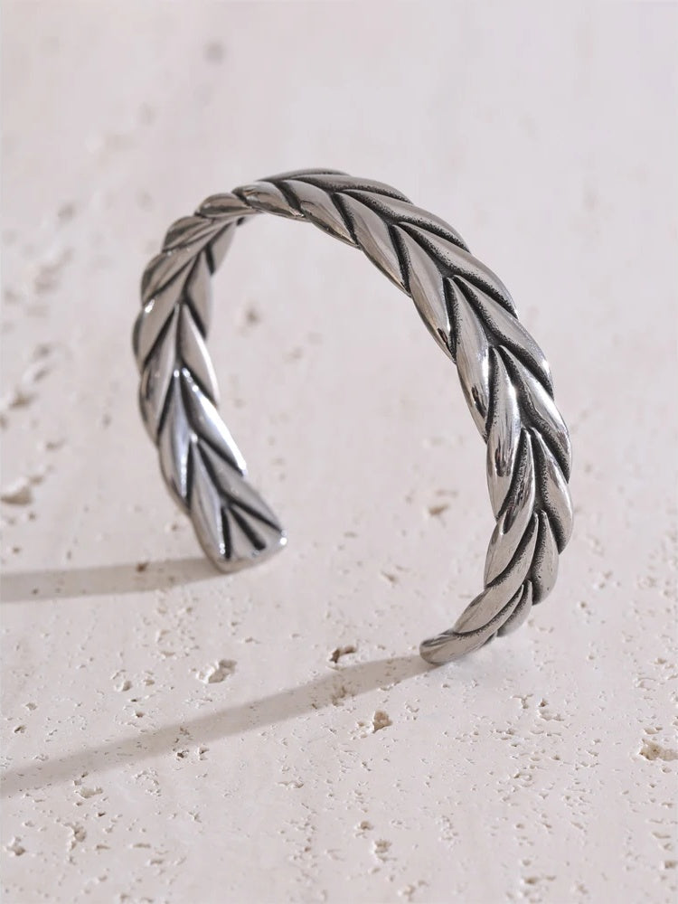 Classic vintage open cuff high quality bracelet - product image