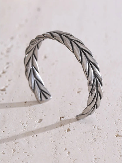 Classic vintage open cuff high quality bracelet - product image