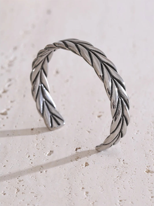 Classic vintage open cuff high quality bracelet - product image