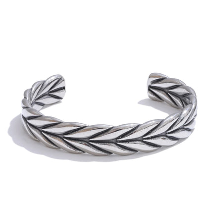 Classic vintage open cuff high quality bracelet - product image