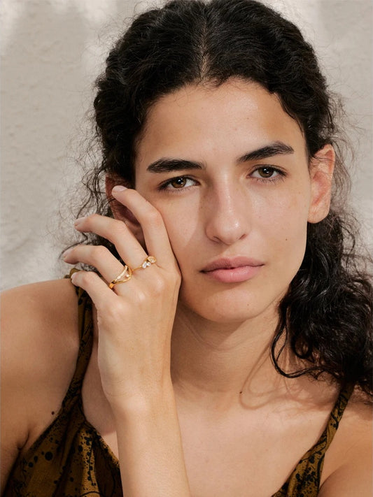 Cnc cubic zirconia contemporary high quality party women's ring - product image