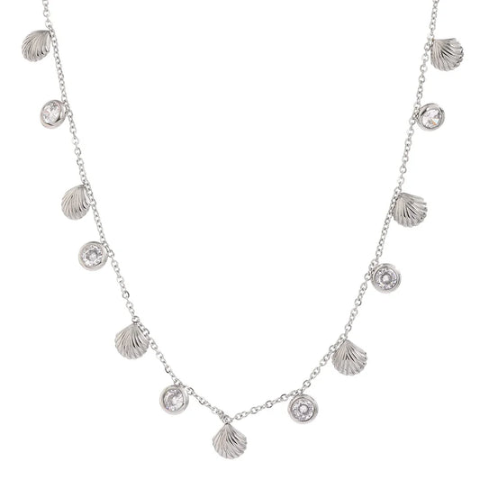 Colorful cubic zirconia chain fashion collar necklace - product image