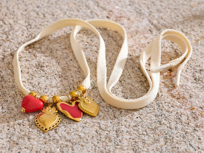 Colorful shell seahorse fruit shoelace charm - product image
