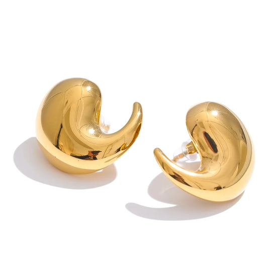 Comma water drop daily stud earrings - product image