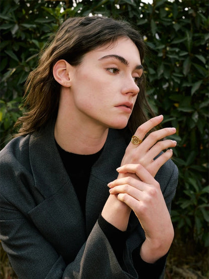 Conch ocean series modern casting ring women - product image