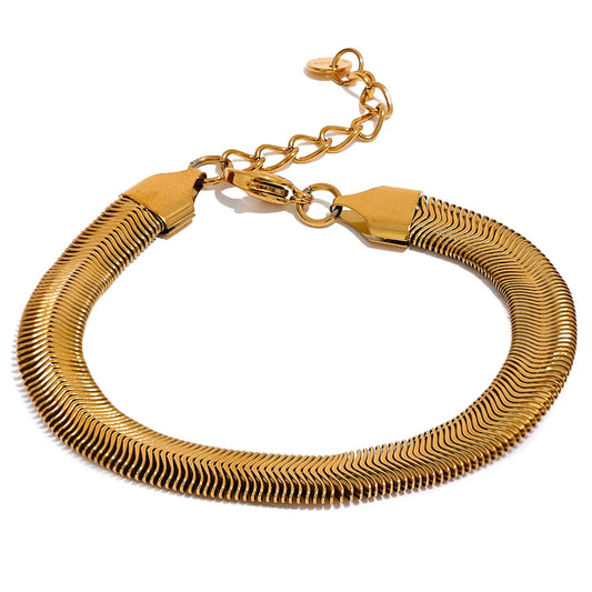 Contemporary chain hip hop gold color necklace - product image