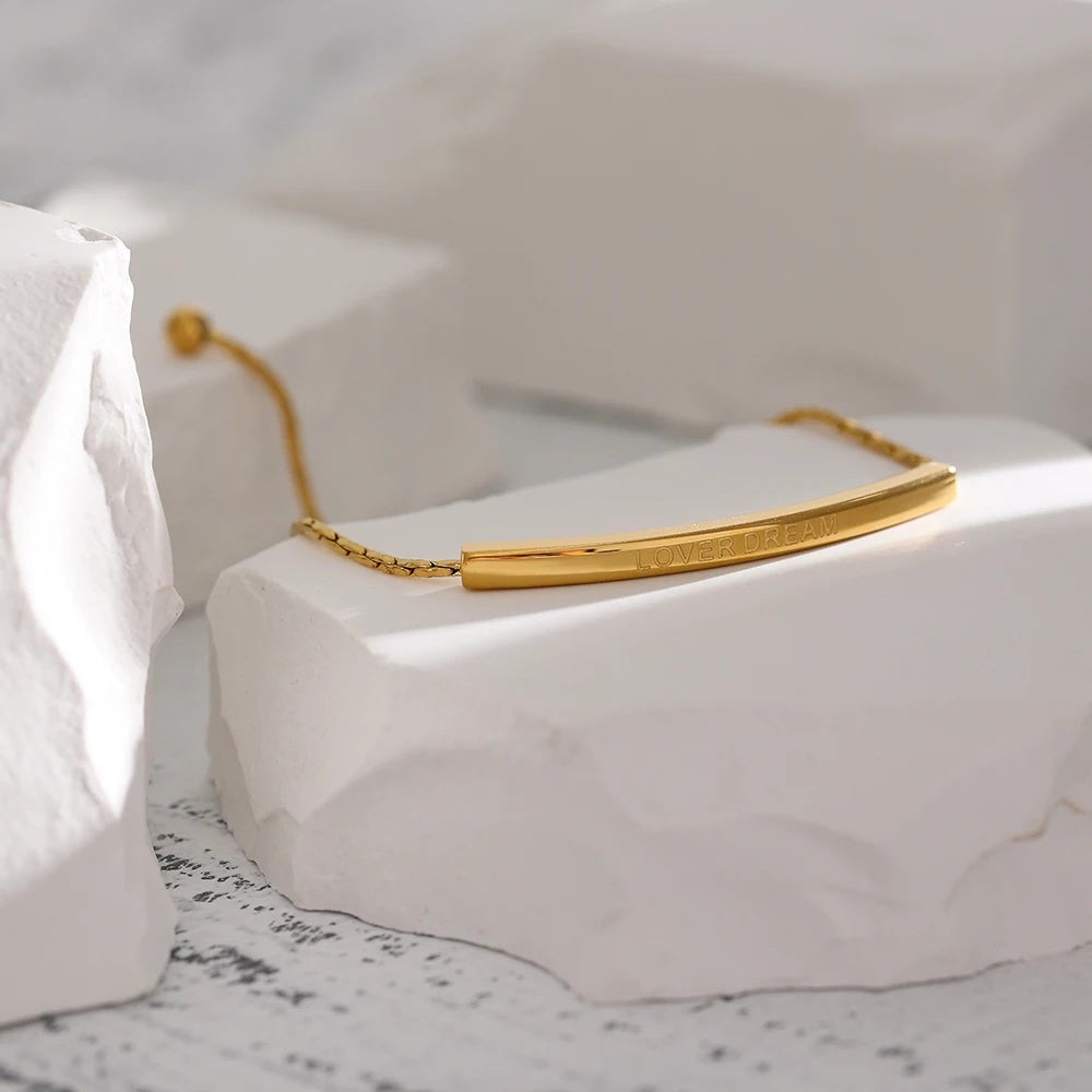 Contemporary chain link bangle bracelet women - product image