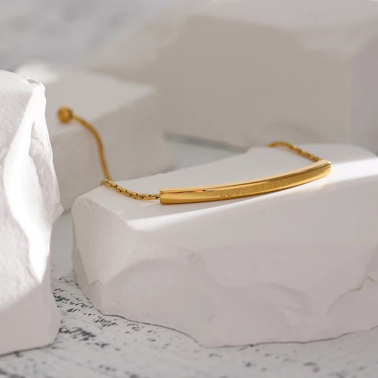 Contemporary chain link bangle bracelet women - product image