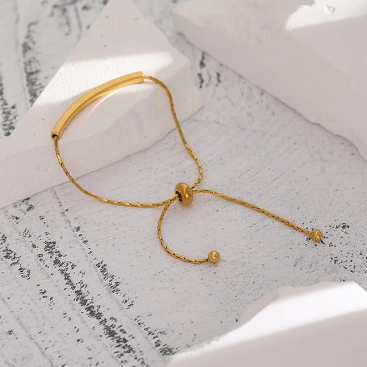 Contemporary chain link bangle bracelet women - product image