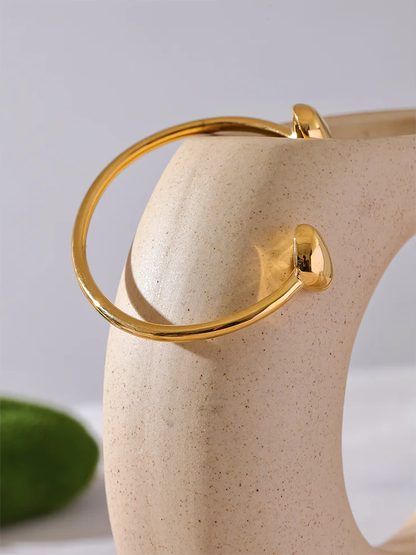 Contemporary open cuff bracelet bangle - product image