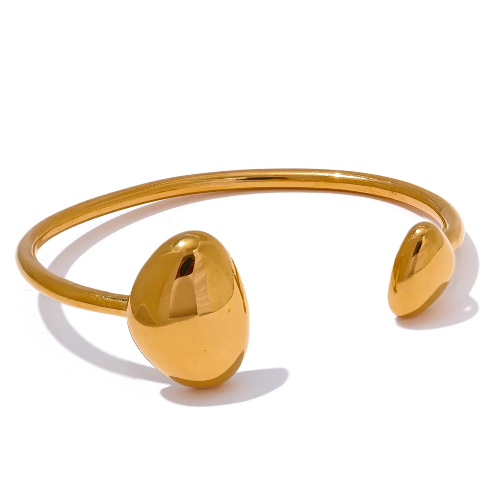 Contemporary open cuff bracelet bangle - product image