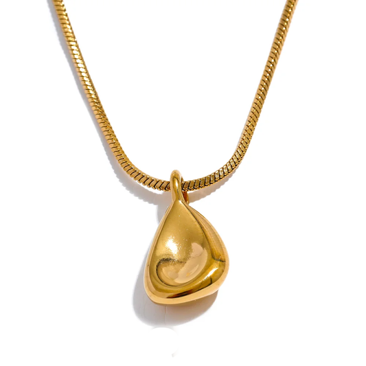 Contemporary pendant necklace stainless steel unisex - product image