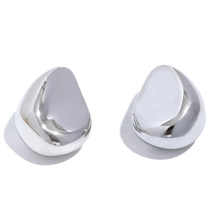 Creative minimalist hollow stud earrings women - product image