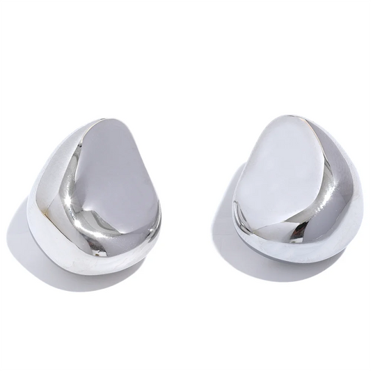 Creative minimalist hollow stud earrings women - product image