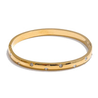 Cubic Zirconia Fashion Bangle Bracelet Women