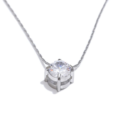 Cubic zirconia modern pendant necklace women - product image