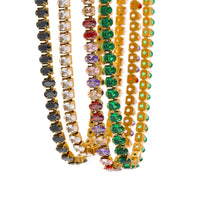 CZ Tennis Cubic Zirconia Necklace Bracelet Set
