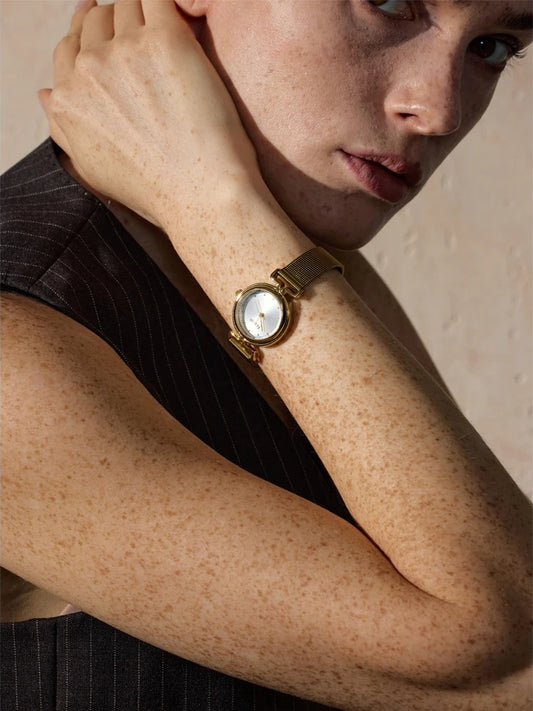 Digital square dial stainless steel ladies watch - product image