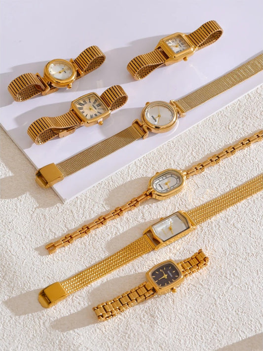 Digital square dial stainless steel ladies watch - product image
