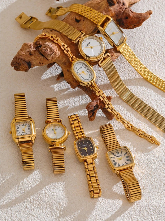 Digital square dial stainless steel ladies watch - product image