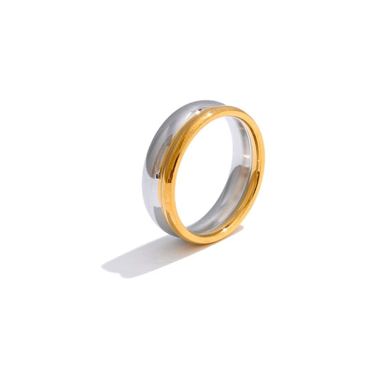 Double color fashion casting design ring - product image