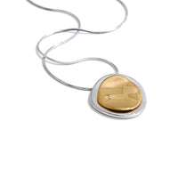 Double Round Fashion Pendant Daily Necklace