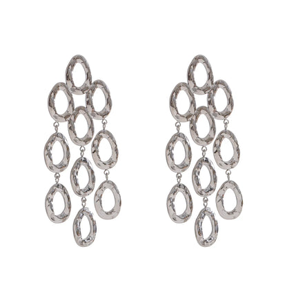 Drop dangle abstract statement earrings women - product image