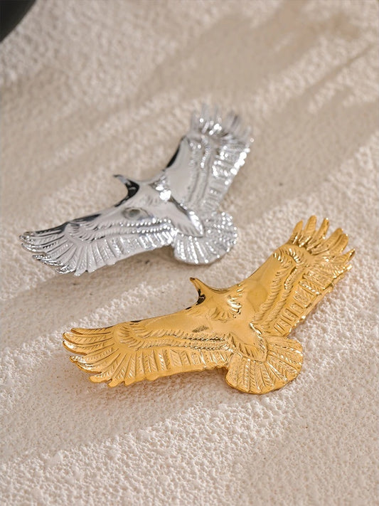 Eagle shape brooch unisex charm party accessory - product image