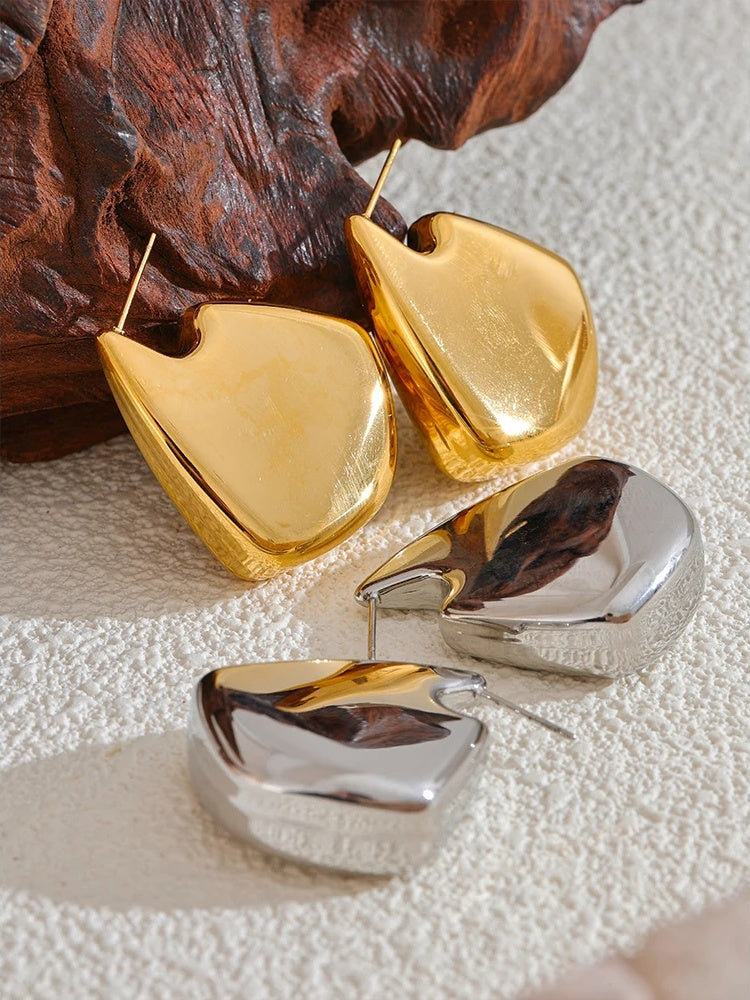 Exclusive thick modern stylish stud earrings - product image