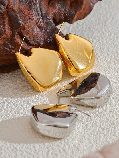 Exclusive thick modern stylish stud earrings - product image