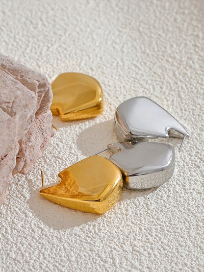 Exclusive thick modern stylish stud earrings - product image