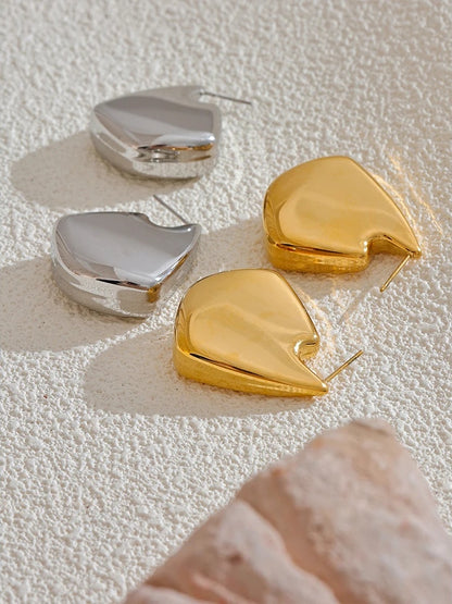Exclusive thick modern stylish stud earrings - product image