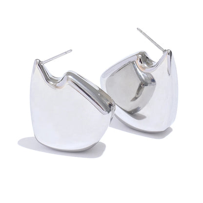 Exclusive thick modern stylish stud earrings - product image