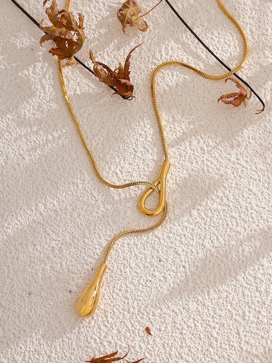 Exquisite chain fashion 18k pvd plated necklace - product image