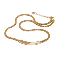 Exquisite Chain Natural Shell Collar Necklace