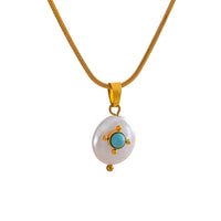 Freshwater Pearls Charm Pendant Necklace Women