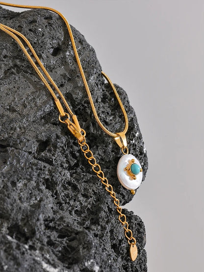 Freshwater pearls charm pendant necklace women - product image