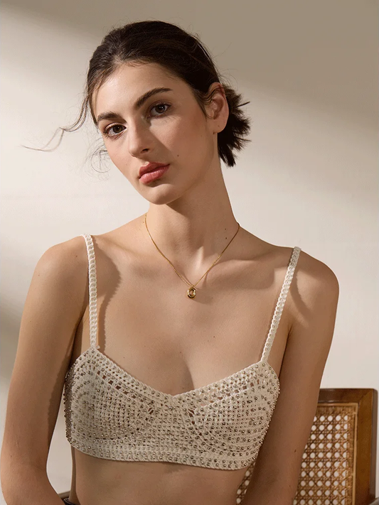 Geometry hollow pendant fashion metal charm necklace - product image