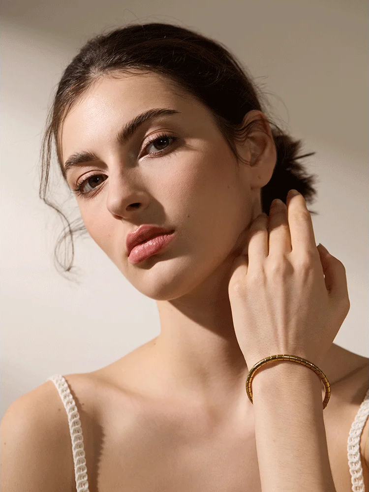 Gold silver color high quality bracelet bangle - product image