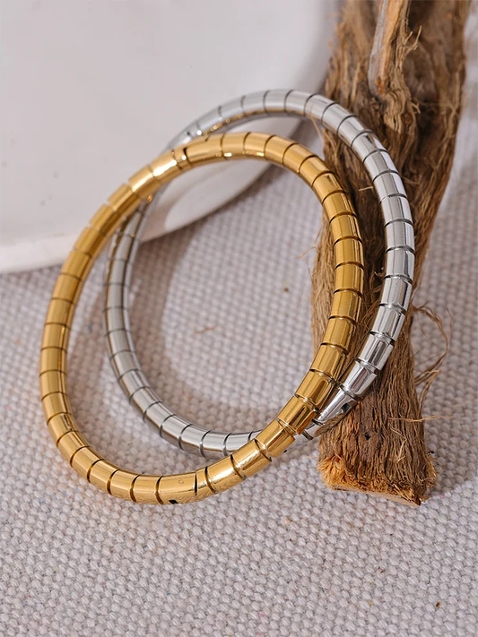 Gold silver color high quality bracelet bangle - product image