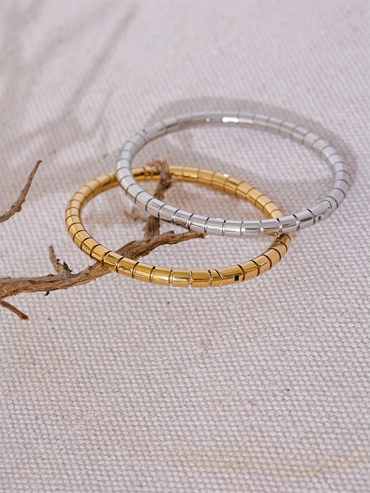 Gold silver color high quality bracelet bangle - product image