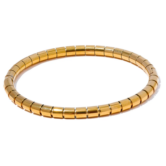 Gold silver color high quality bracelet bangle - product image