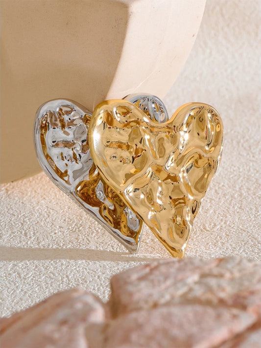 Hammer heart love fashion brooch pin accessory - product image