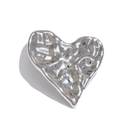Hammer heart love fashion brooch pin accessory - product image
