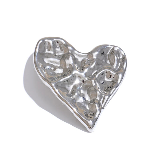 Hammer heart love fashion brooch pin accessory - product image