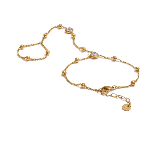 Hand chain with finger fashion bracelet women - product image