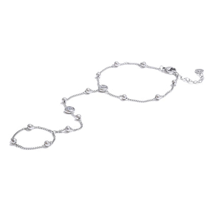 Hand chain with finger fashion bracelet women - product image