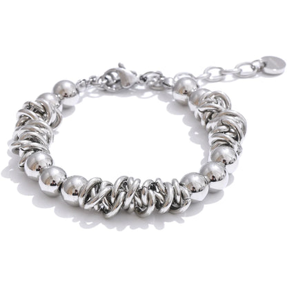 Handmade tiger stone chain men bracelet - product image