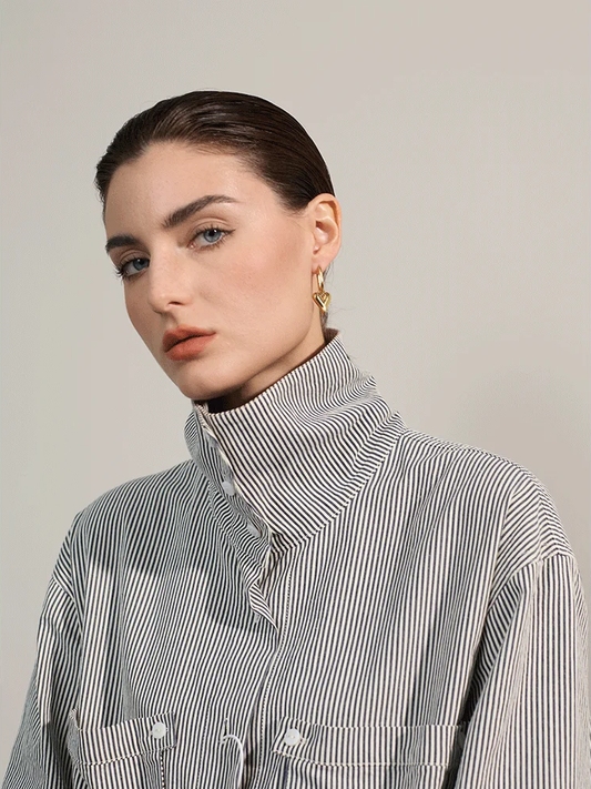 Heart drop water resistant hoop earrings - product image